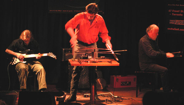 Aidan Baker, Alan Bloor and Thomas Baker - photo by Jamie Todd
